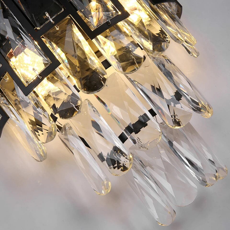 Lunara Crystal Wall Sconces For Modern Interiors Home Decor
