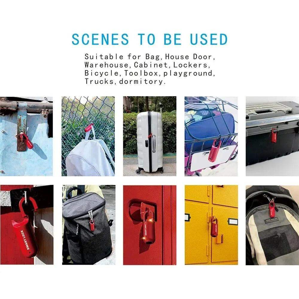 Chytrý otiskový visací zámek – Bezklíčový biometrický bezpečnostní zámek