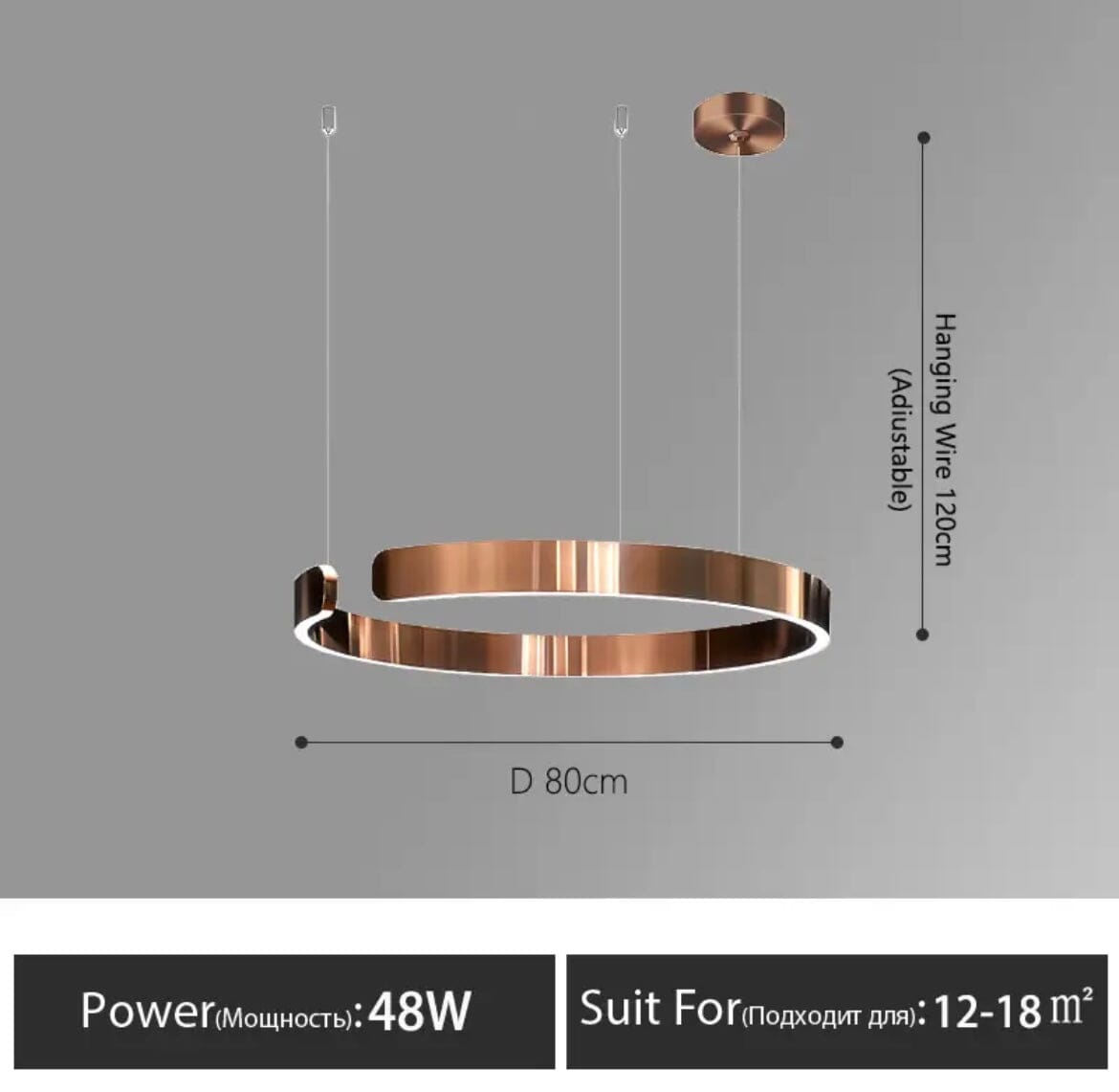 Solara | Elegant Imperial Ring Chandelier for Dining Rooms