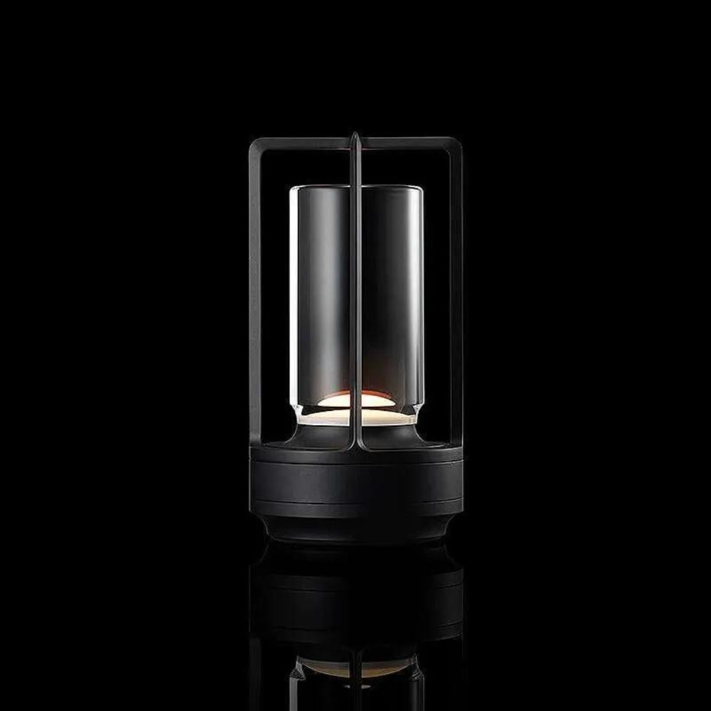 Novae Crystal Lantern Rechargeable Cordless Nordic Table Lamp