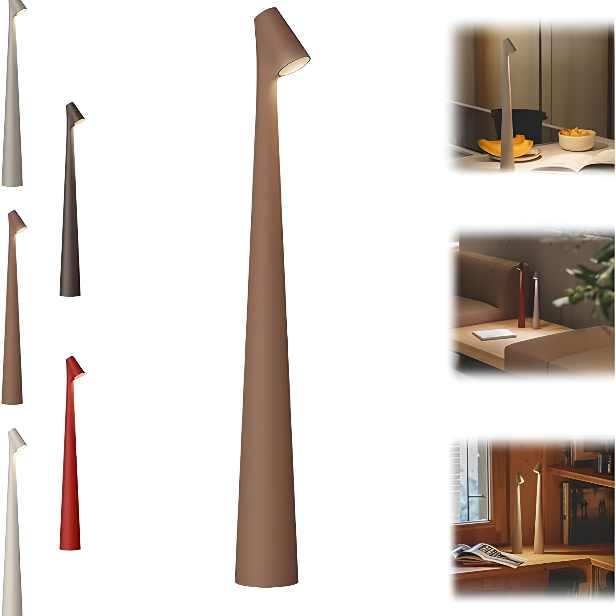 LumaNord Table Lamp With Dimmable LED For Desk And Nightstand