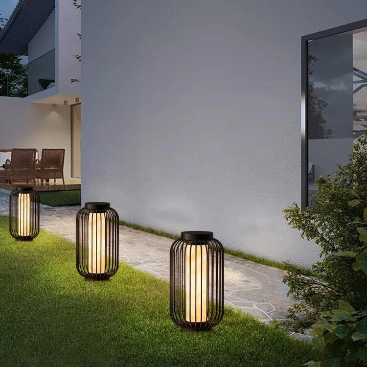 Novae Cage Lanterns Waterproof Outdoor Lighting for Patios