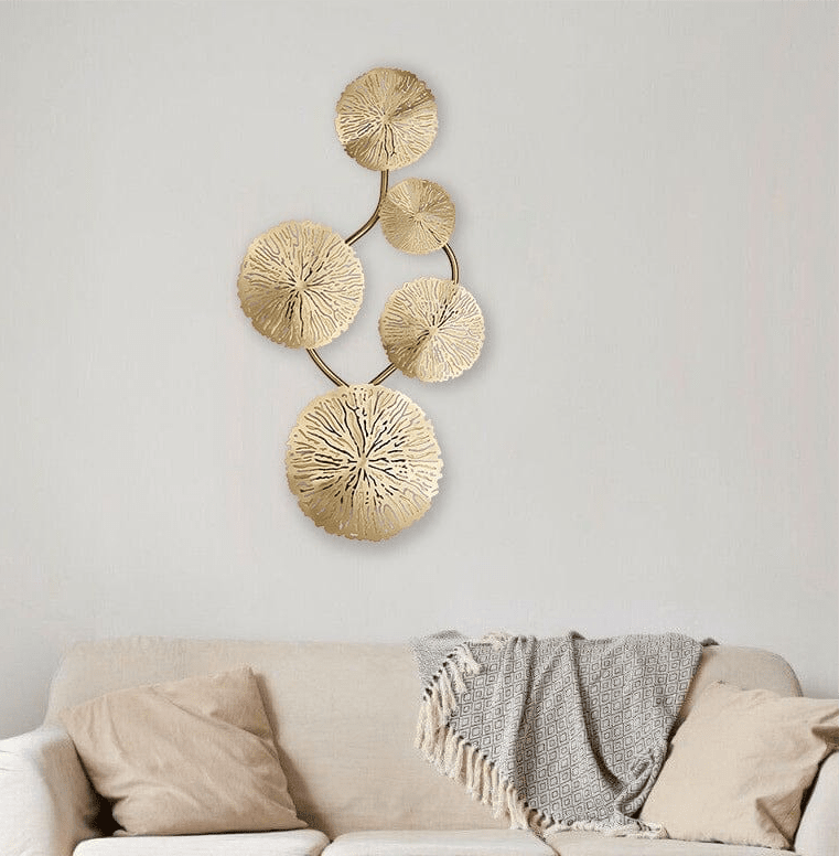 NovaLeaf Wall Light Lotus Inspired Perforated Modern Glow by Ardentis