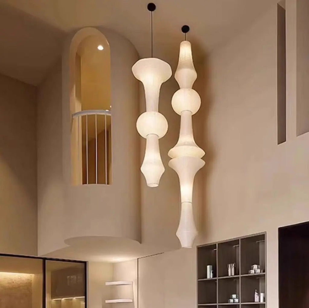 Nexa Sculptural Pendant Lights With Japanese Minimalist Geometry