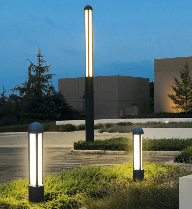 Elara Outdoor LED Lamp Waterproof Aluminum Light With Acrylic Shade