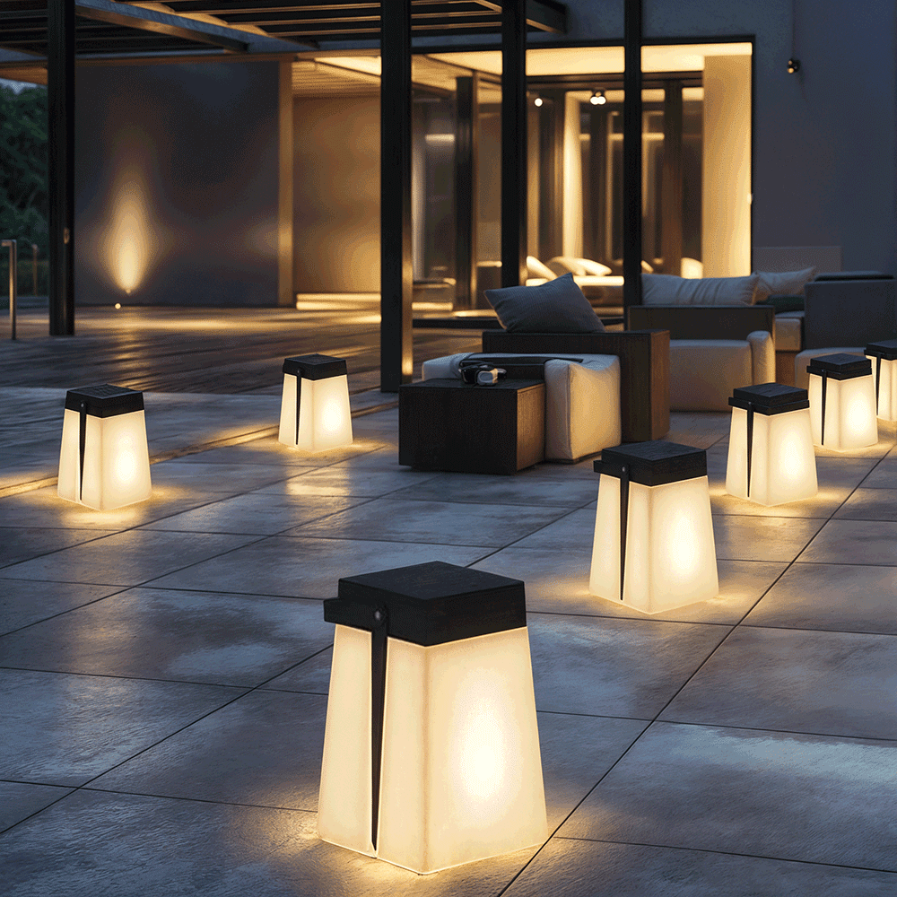 Designer Nordic Inspired Solar Outdoor Lamps For Patios And Gardens