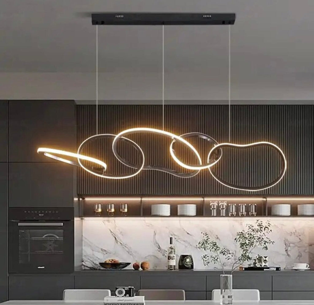 NovaLume Ring Chandelier In Rose Gold Or Gold Finish