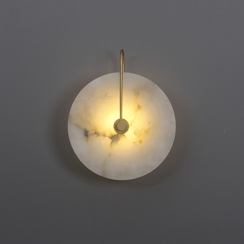 Alabaster LED vegglampe