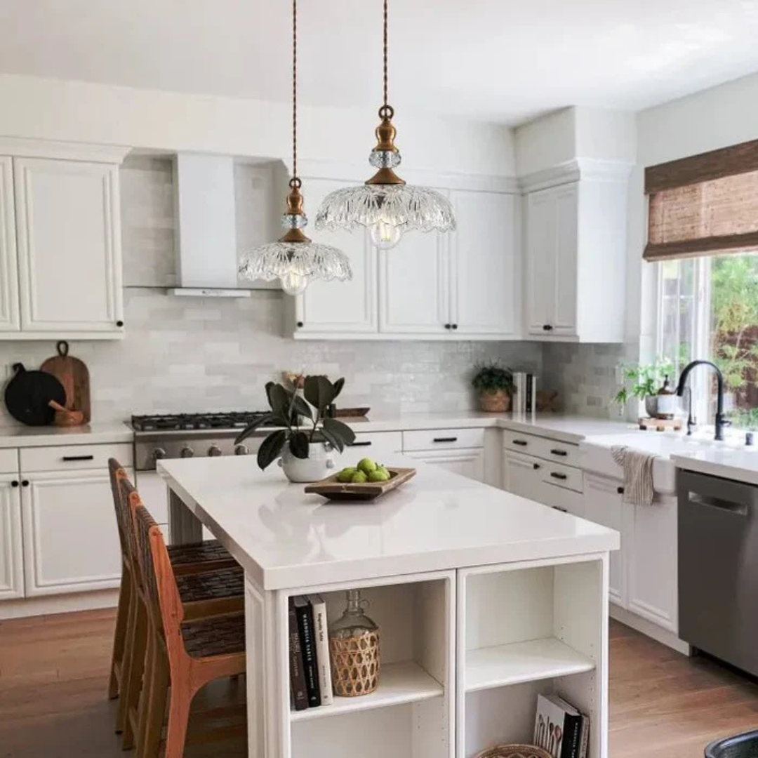 Aelius - Stilig retro glasspendelampe