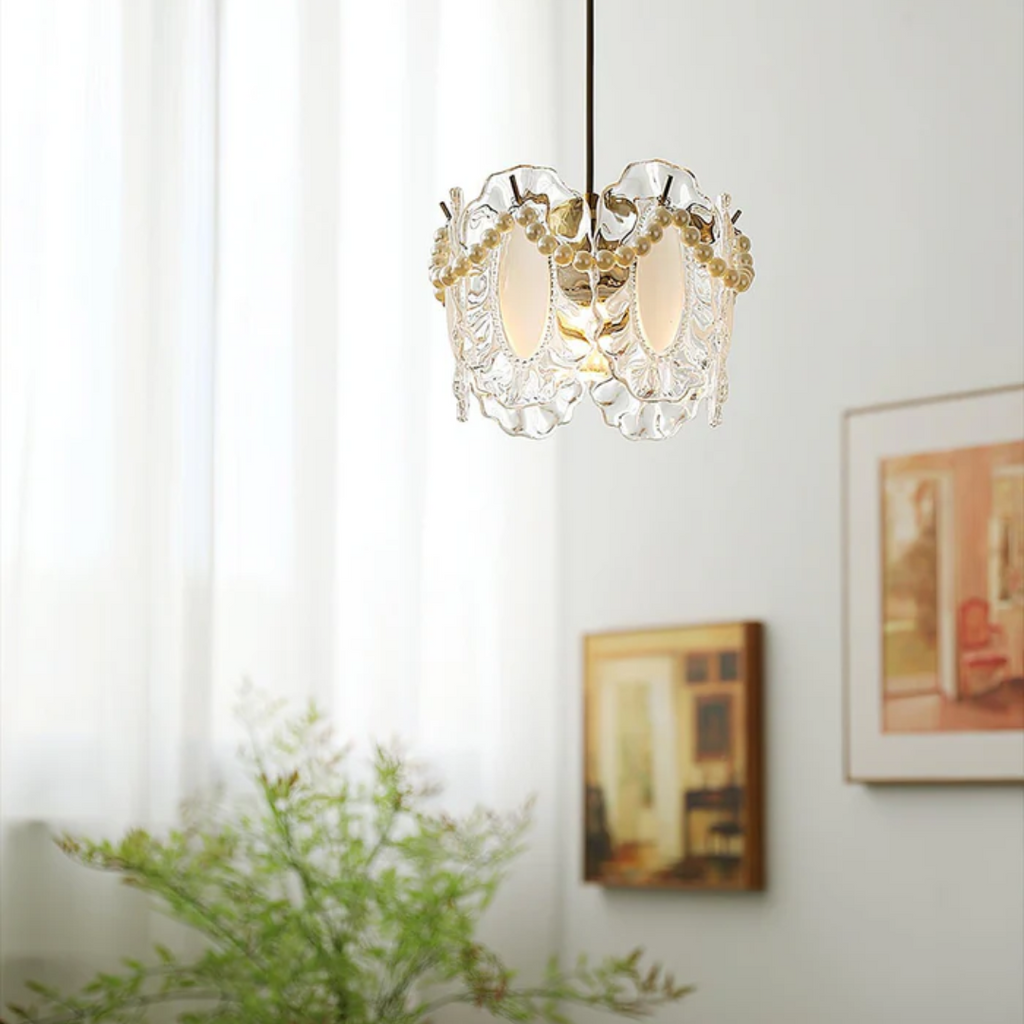 Aetha - Flower-shaped pendant lamp