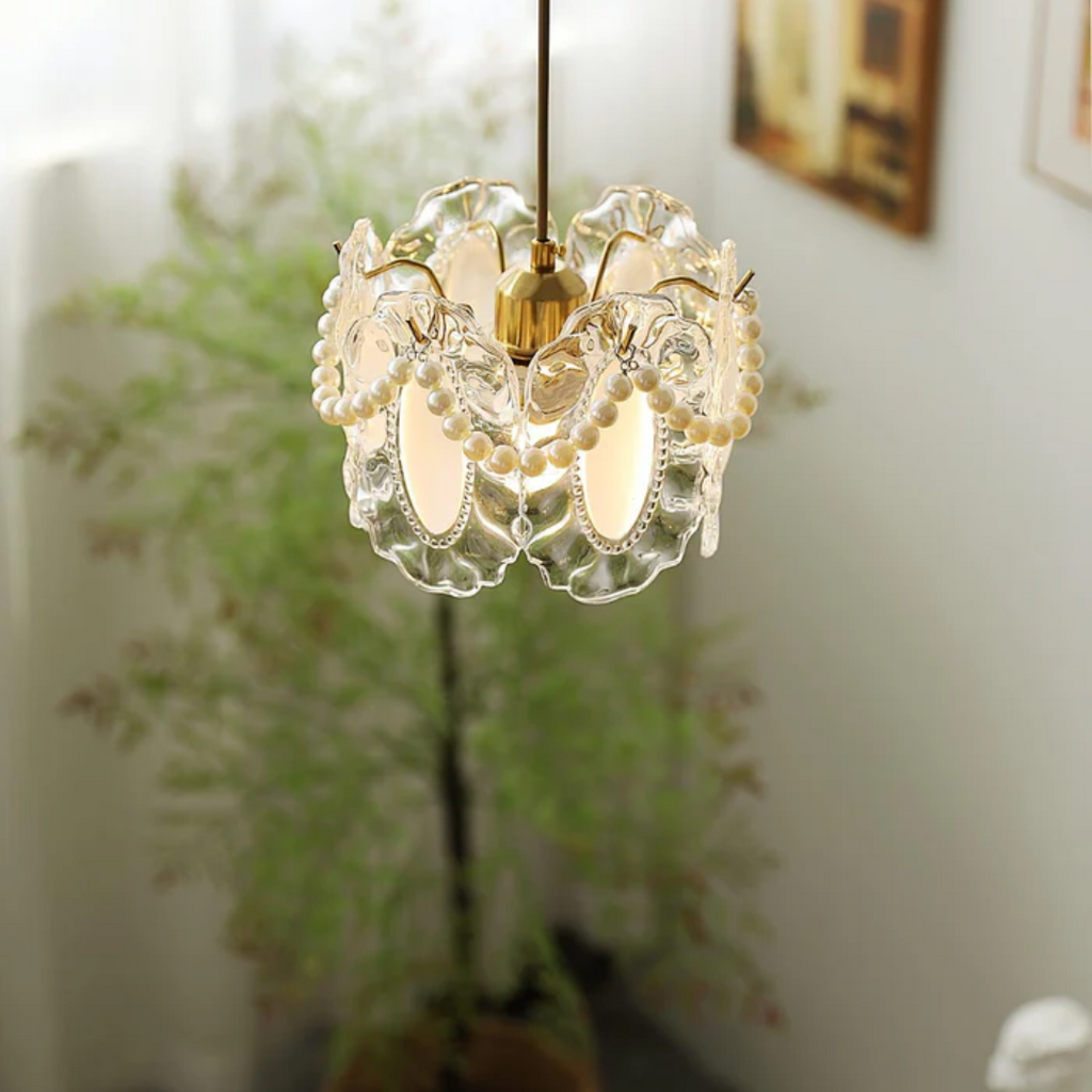 Aetha - Flower-shaped pendant lamp