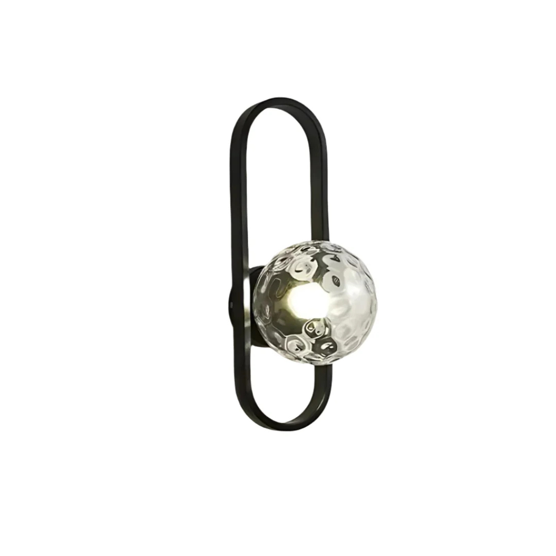 Ajax luksuriøs glass vegglampe innendørs - stilfull veggbelysning