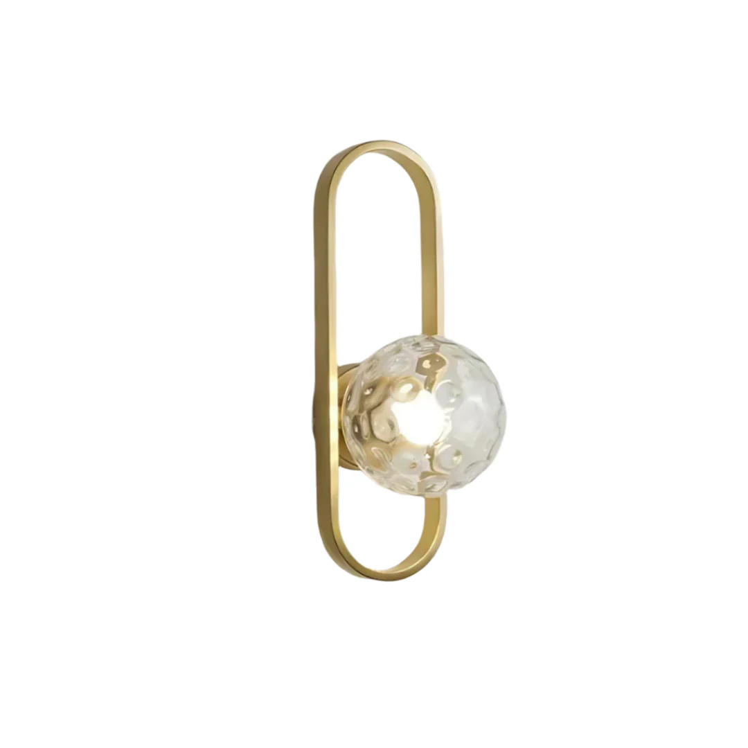 Ajax luksuriøs glass vegglampe innendørs - stilfull veggbelysning