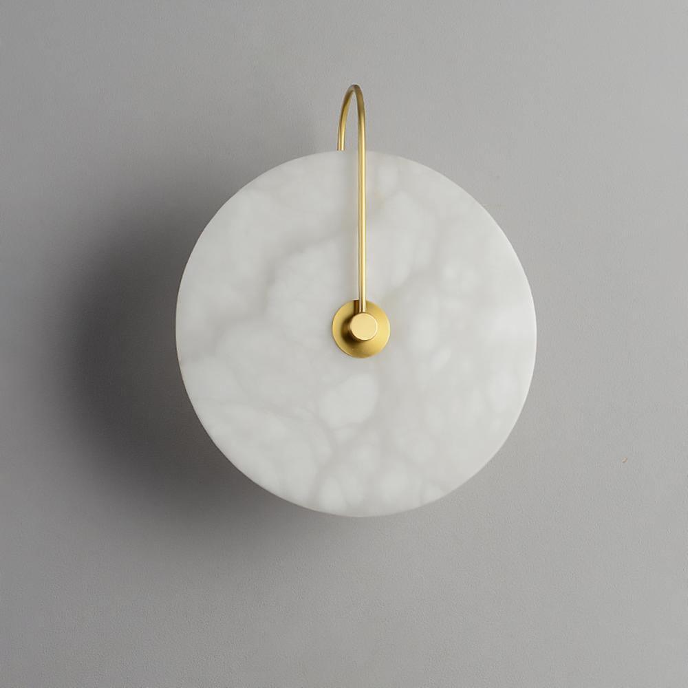 Alabaster LED vegglampe