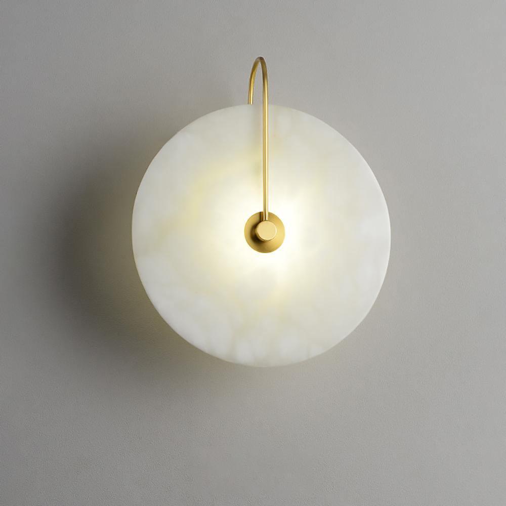 Alabaster LED vegglampe