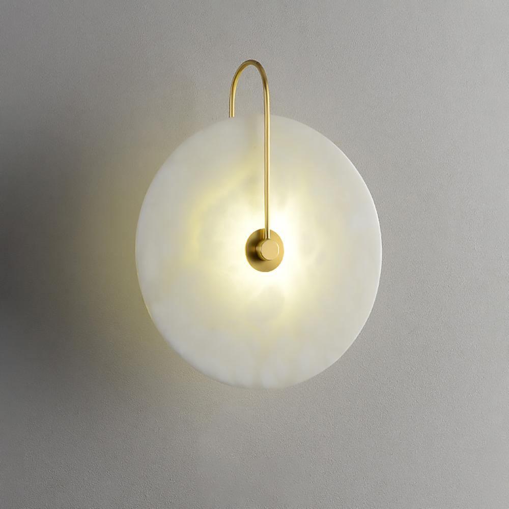 Alabaster LED vegglampe