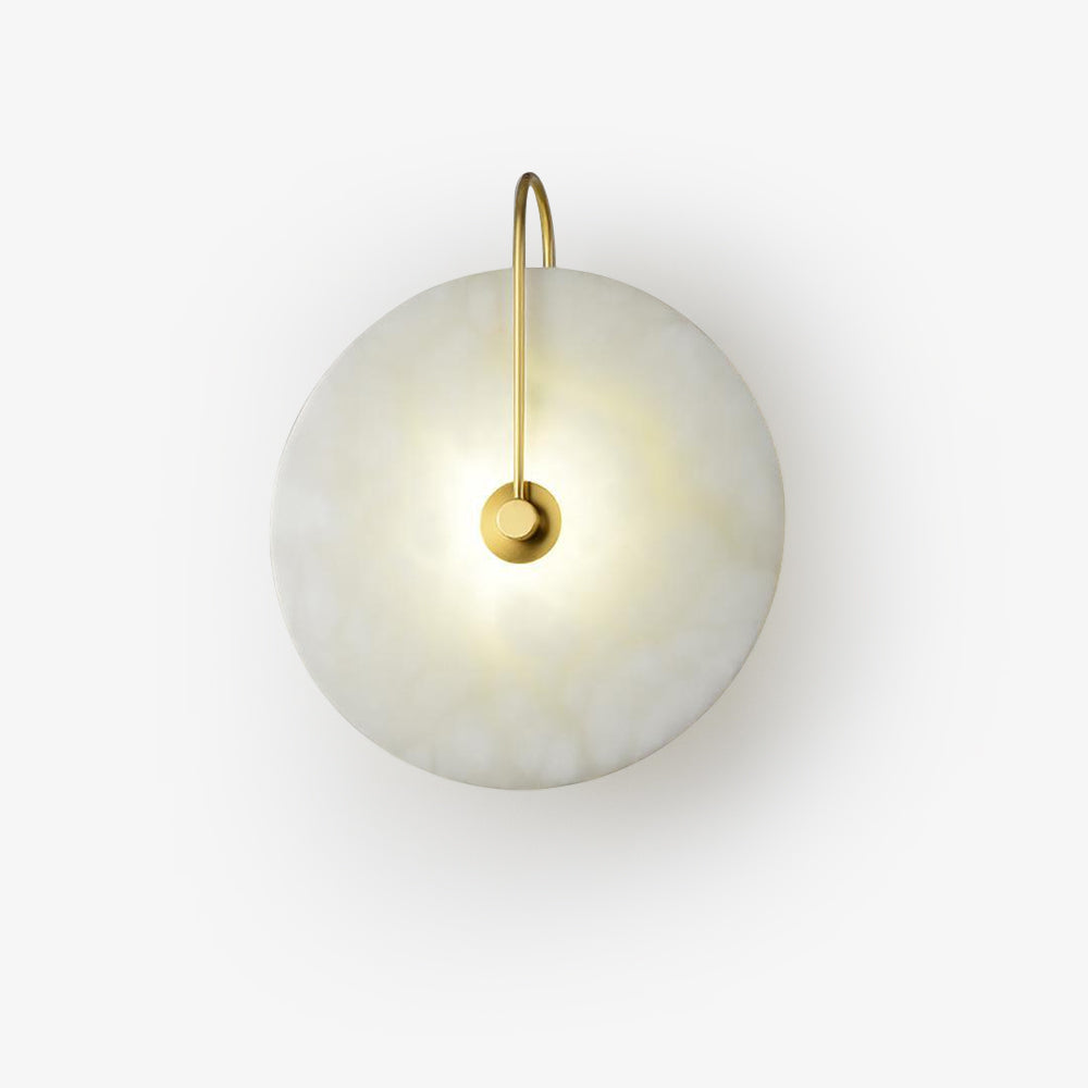 Alabaster LED vegglampe