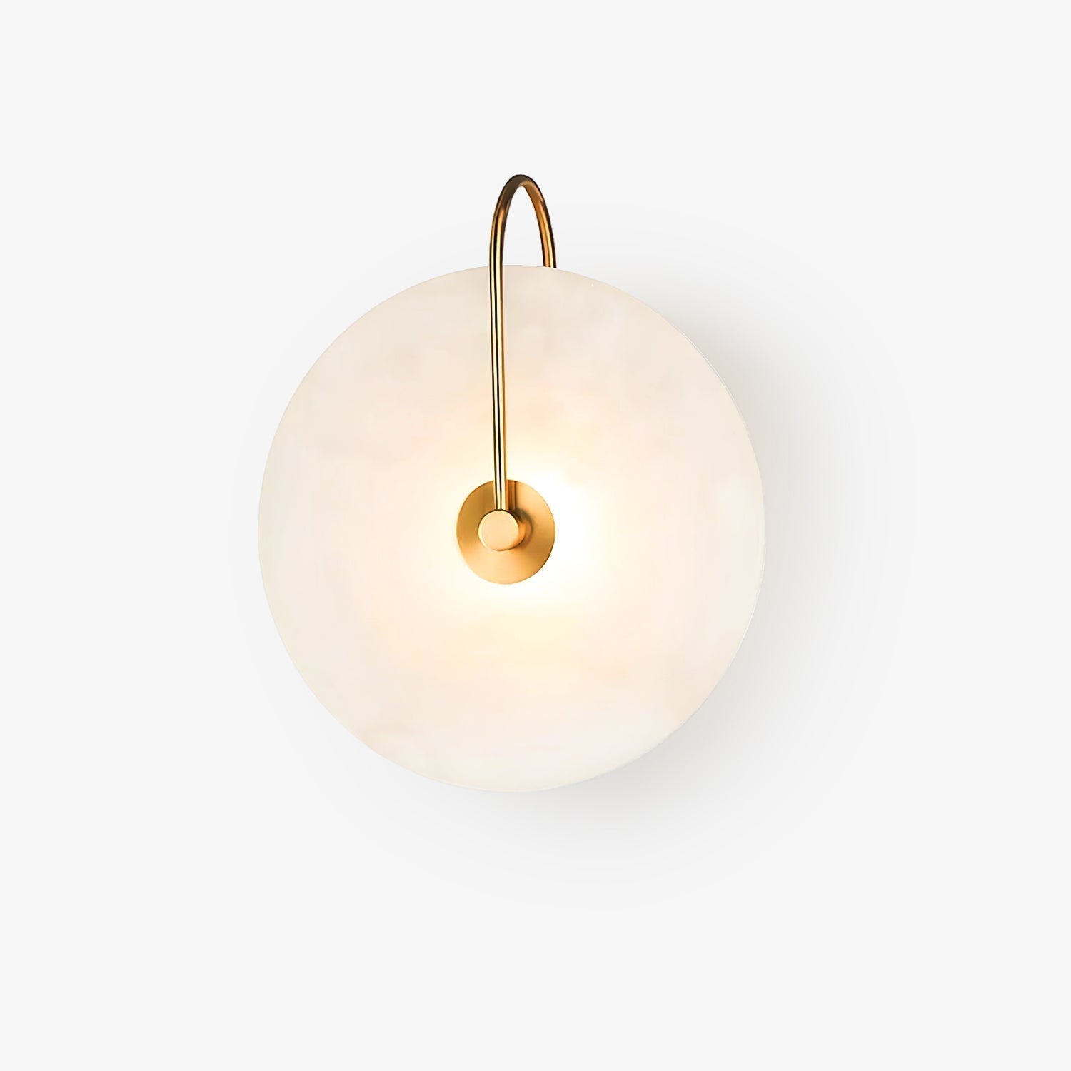 Alabaster LED vegglampe