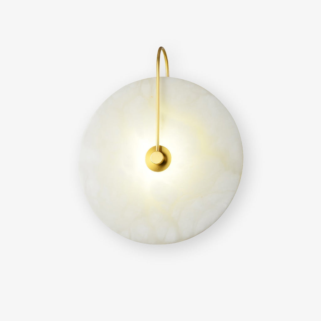 Alabaster LED vegglampe