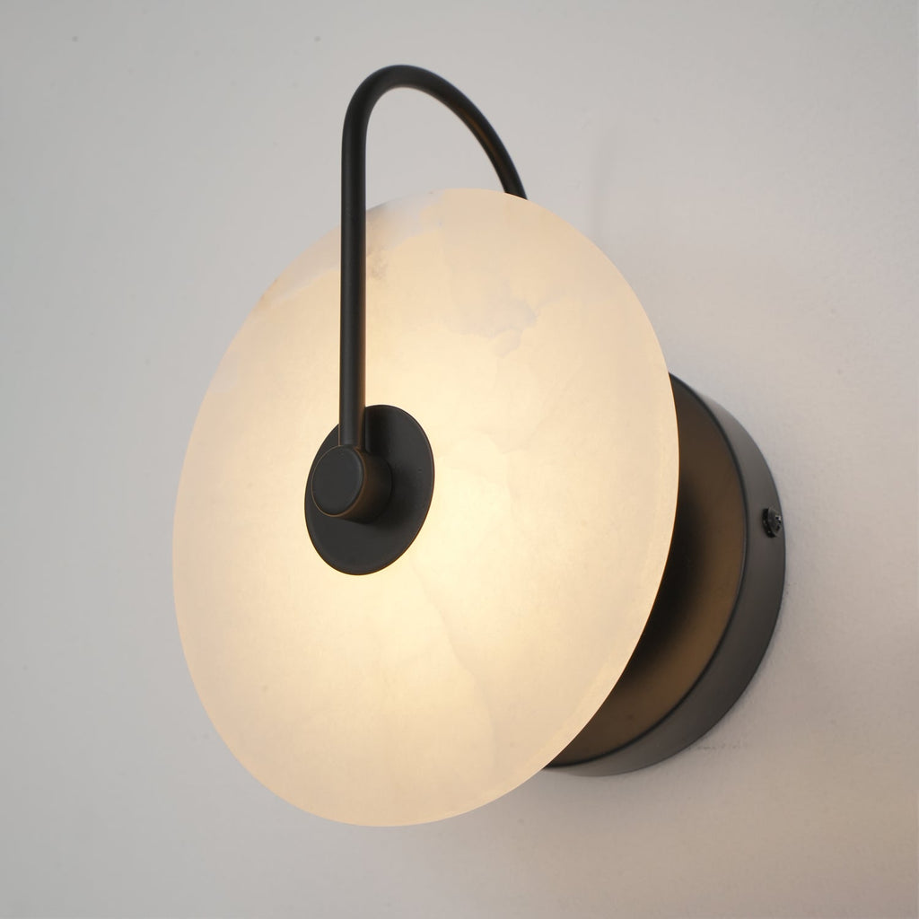Alabaster LED vegglampe