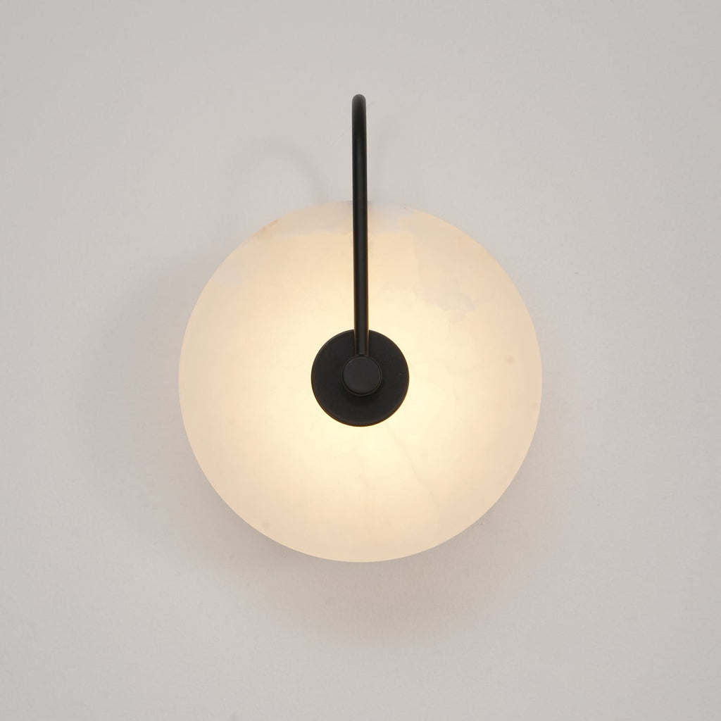 Alabaster LED vegglampe