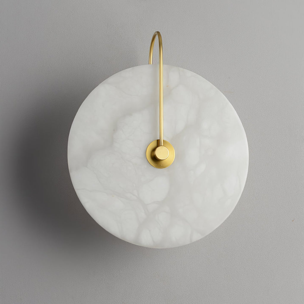 Alabaster LED vegglampe