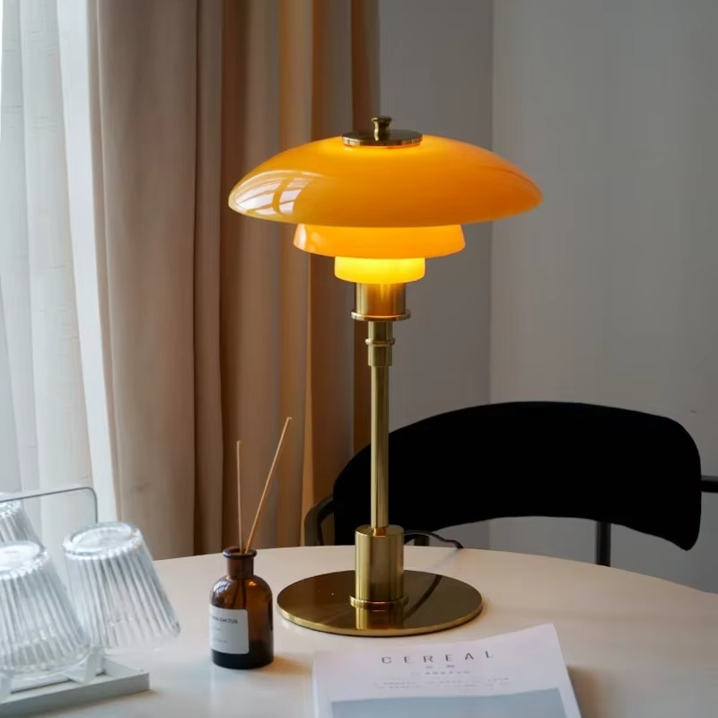 Aleria - Retro design glass bordlampe