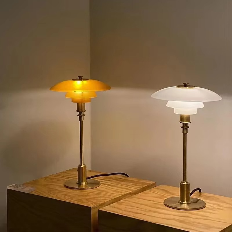 Aleria - Retro design glass bordlampe