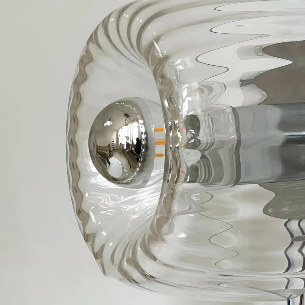 Art Deco wall lamp glass