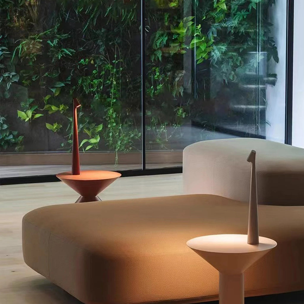 AuroraTouch | LED Table Lamp – Wireless Nordic Minimalist Touch Lamp with 3-Level Dimming for Living Room, Bedroom & Office, Battery Life up to 10h