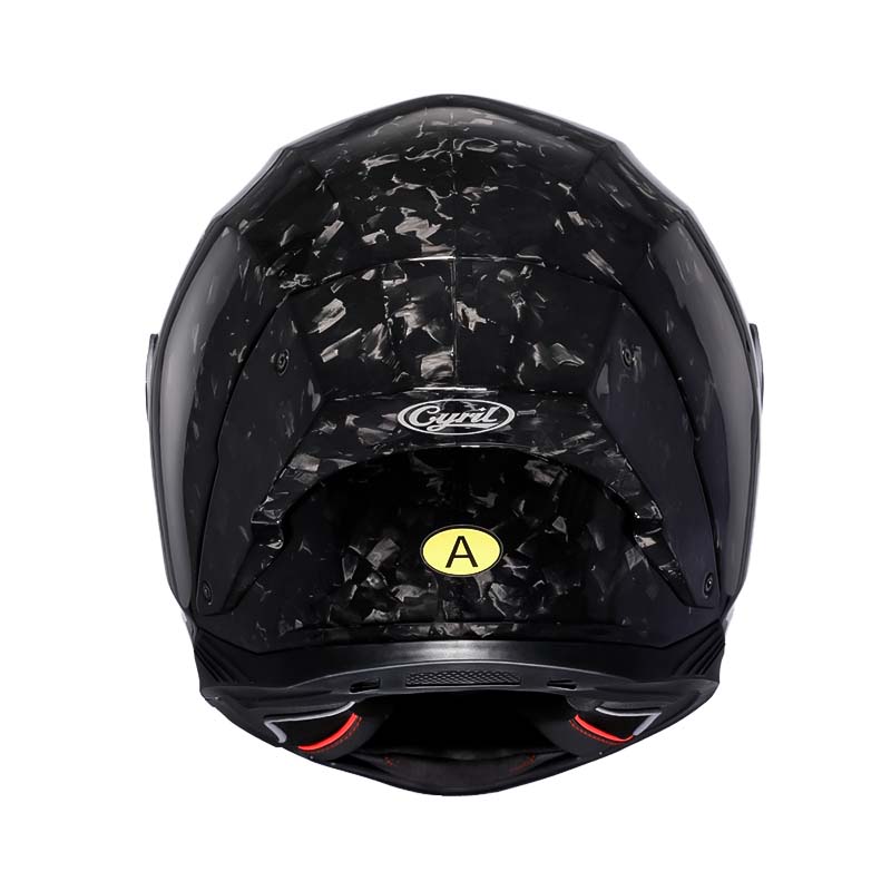 Lehká karbonová přilba na motorku AH018 s celotvářovým krytem - schváleno DOT a ECE