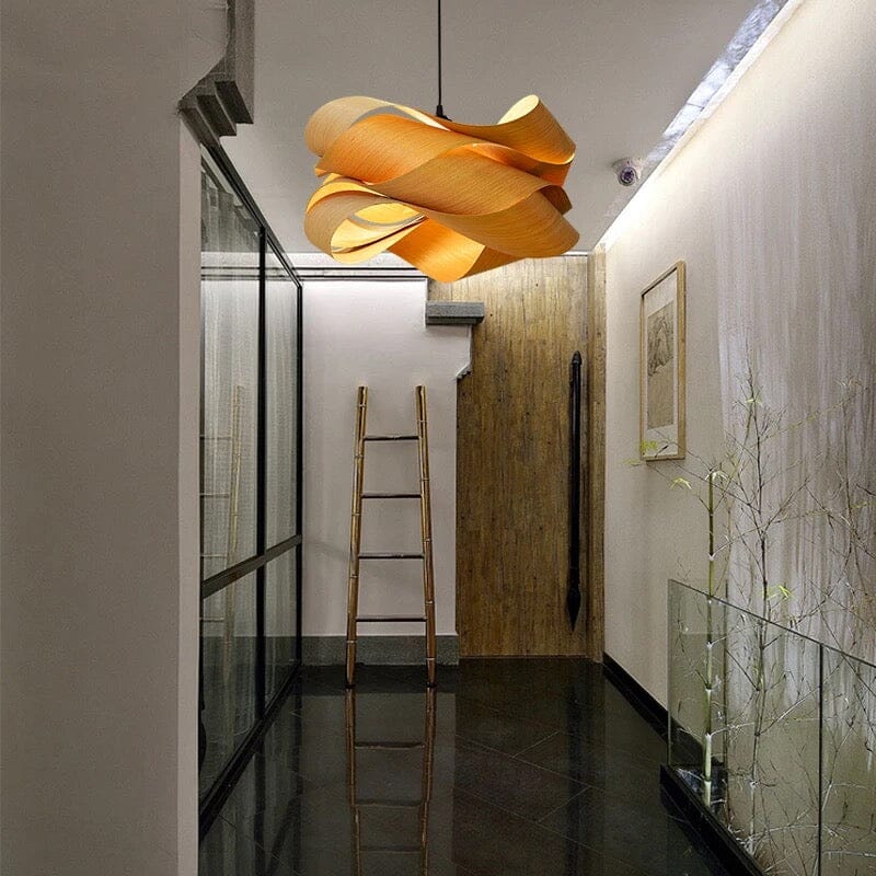 Aerynwood Timber Grain Pendant Lights For Modern Homes