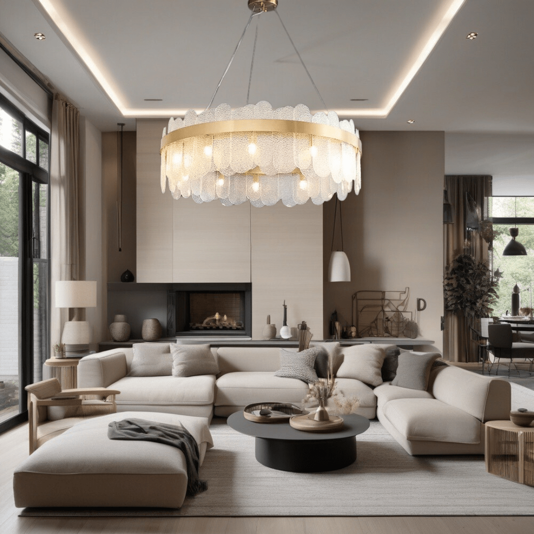 Aurea Chandelier for Dining Rooms Foyers and Living Areas