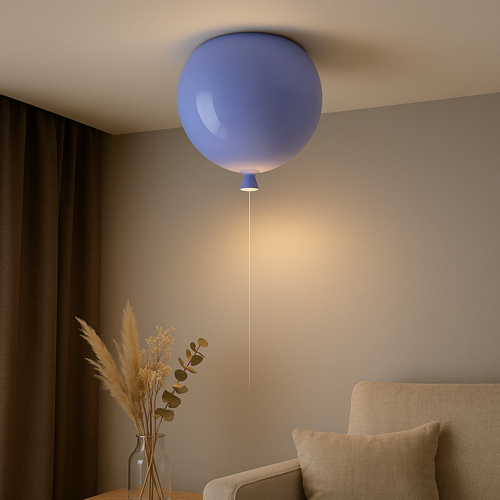 Balloon-shaped ceiling light - modern light for stylish rooms