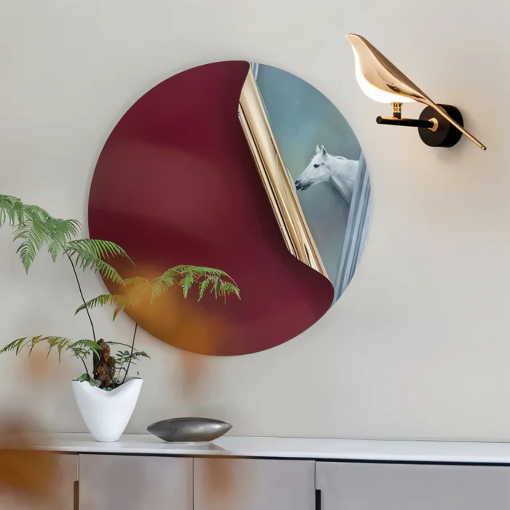 Bird - Luxury Golden Bird Wall Lamp