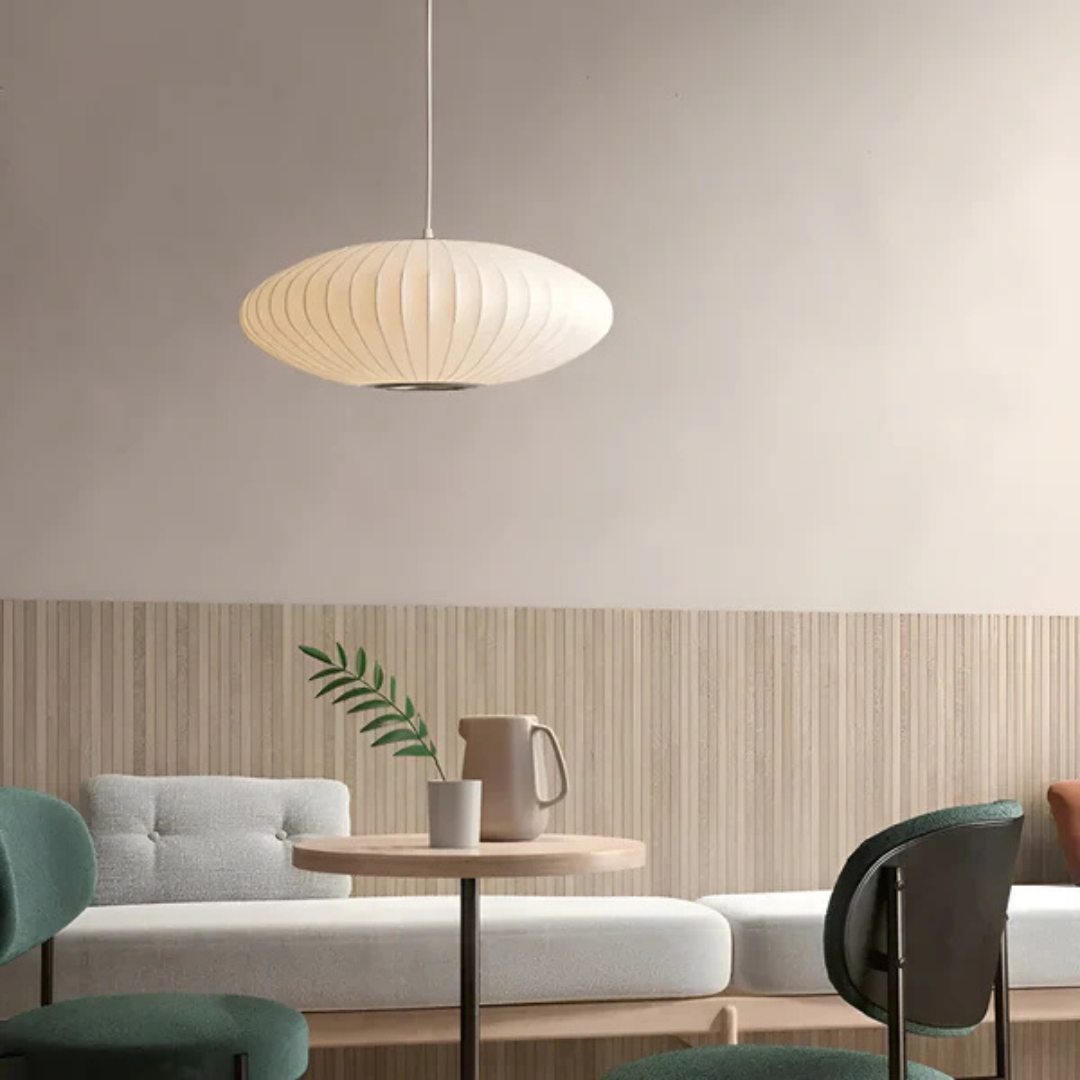 Breeze - Japansk silke pendellampe