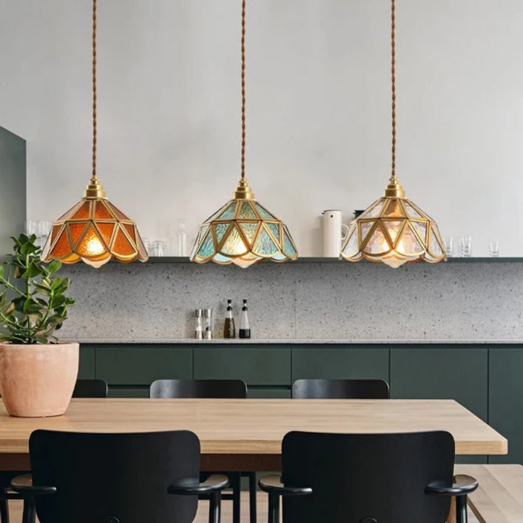 Brivon - Design Hanging Lamp Stained Glass