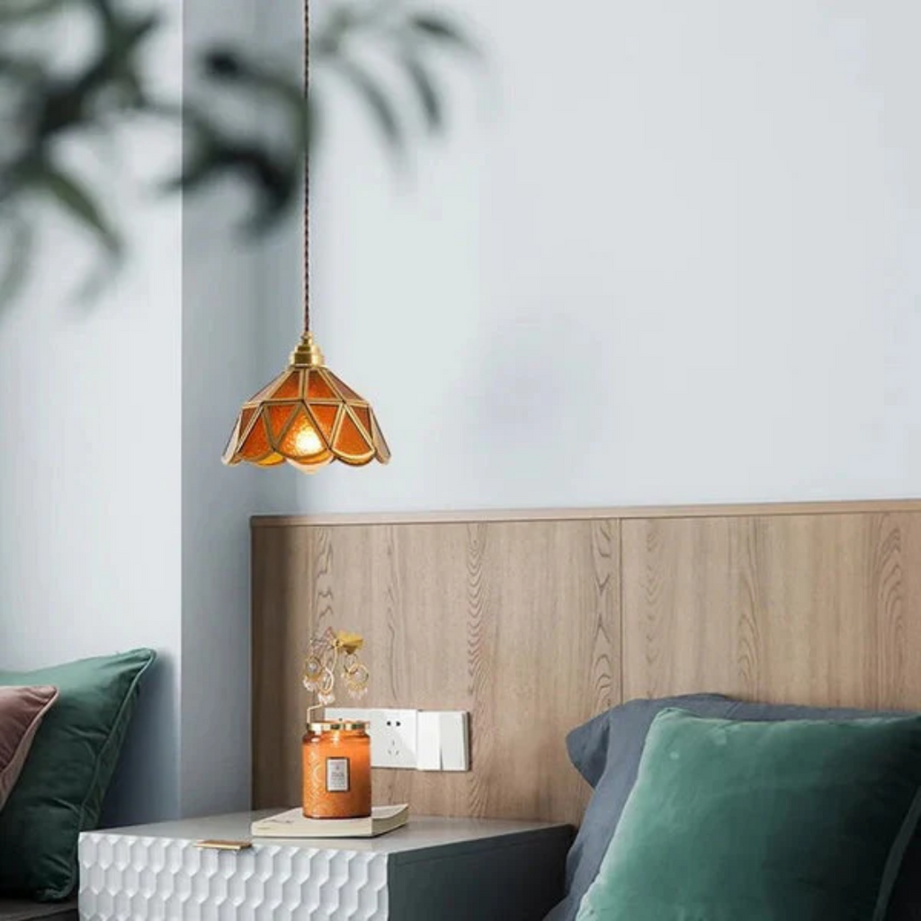 Brivon - Design Hanging Lamp Stained Glass