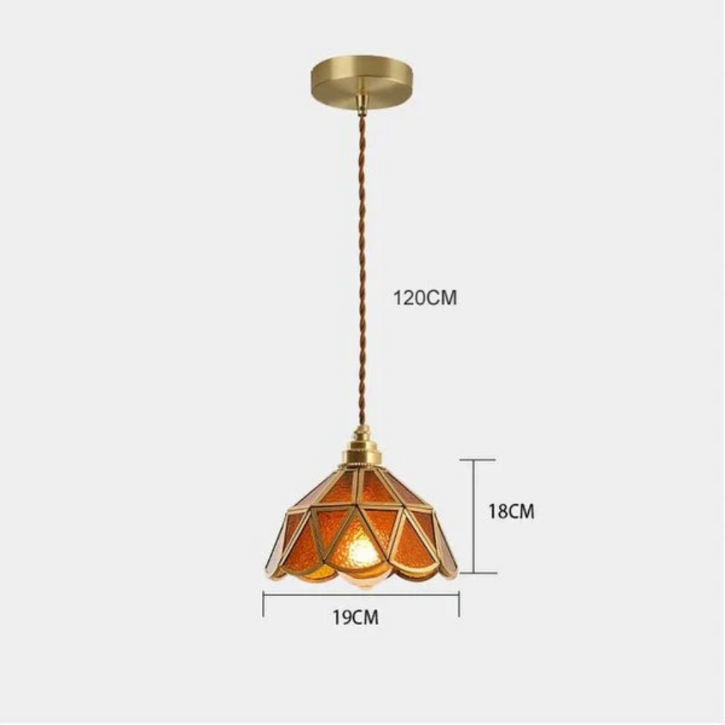 Brivon - Design Hanging Lamp Stained Glass