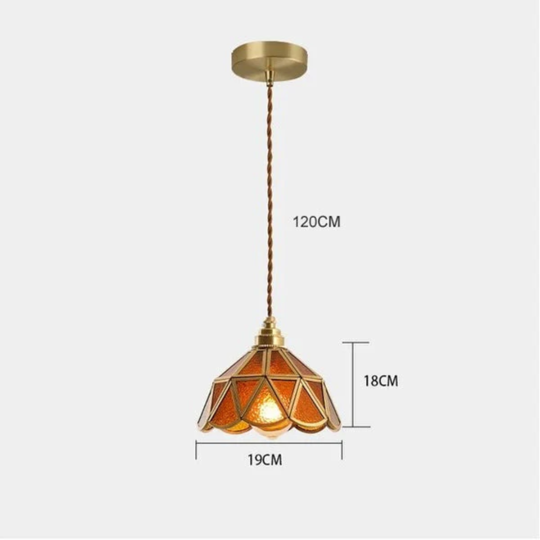 Brivon - Design Hengende Lampe Tiffany Glass