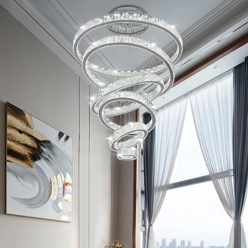 Aurelle Crystal Ring Chandelier