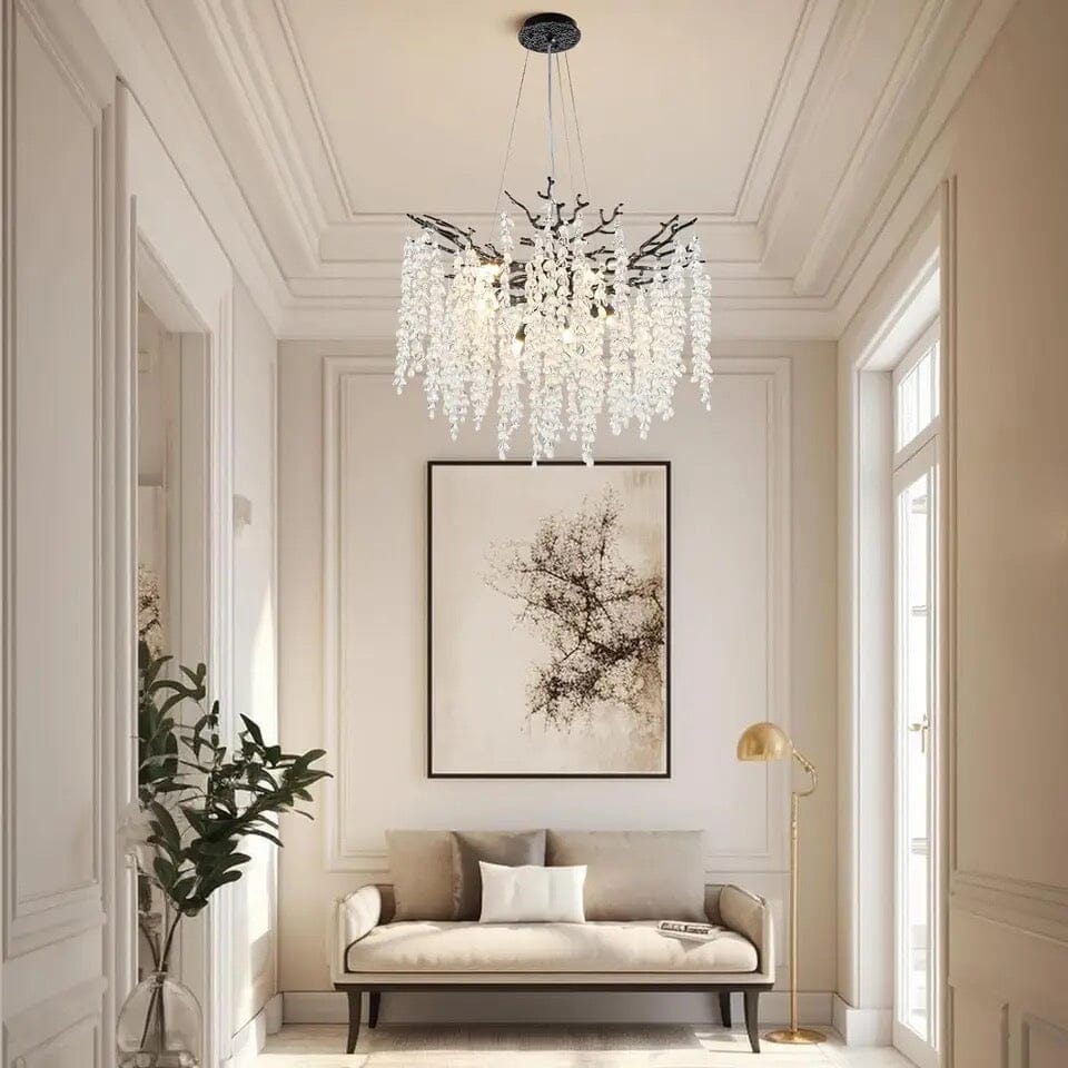 Branch Glass Chandelier by Kirrea