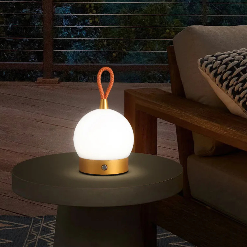 Lâmpada de mesa para campismo