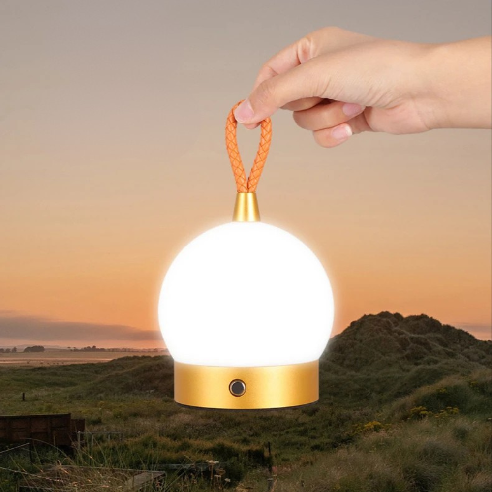Lámpara de mesa para camping
