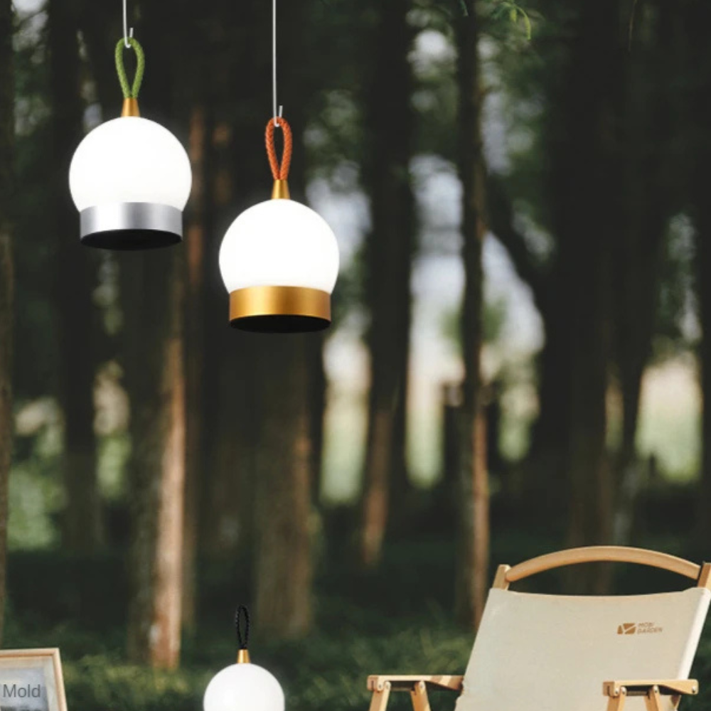 Lámpara de mesa para camping