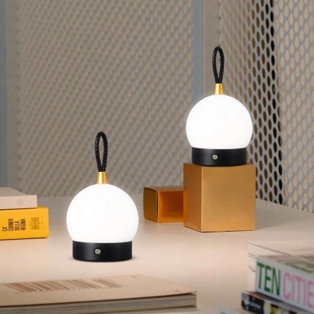 Lámpara de mesa para camping