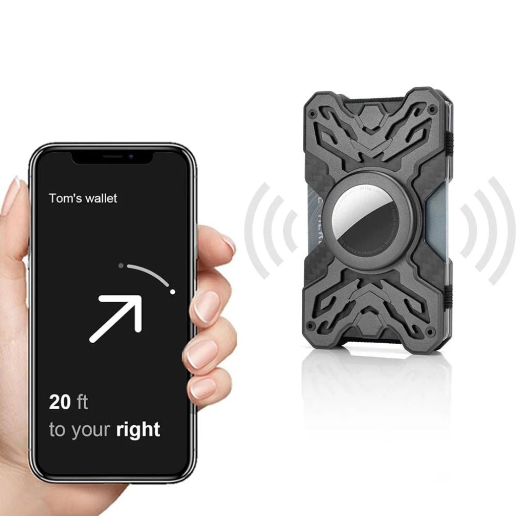 Carbon AirTag Wallet