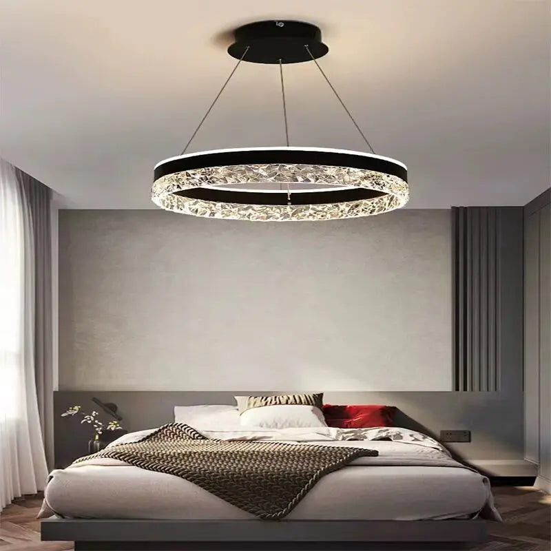 CelestialLuxe – Moderní, elegantní závěsná LED lampa