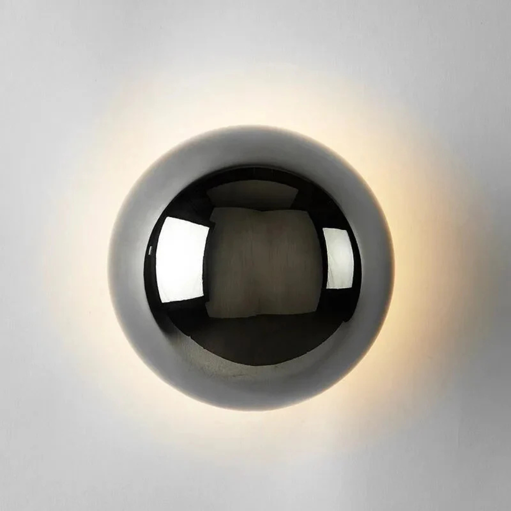 Chrome wall lamp