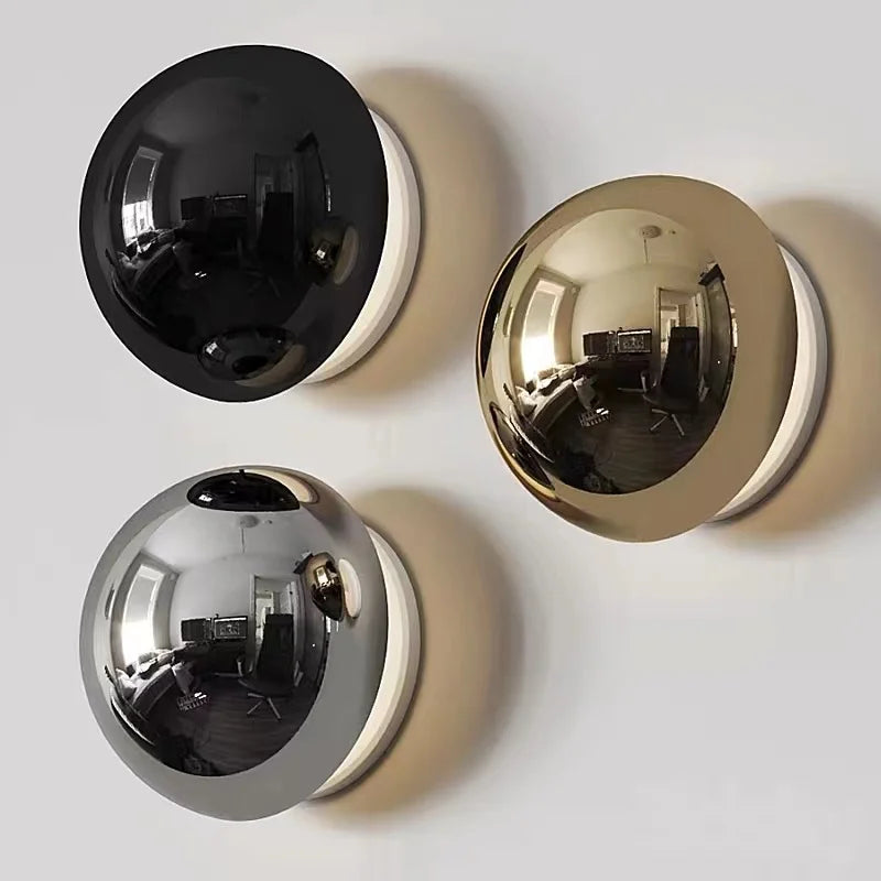 Chrome wall lamp